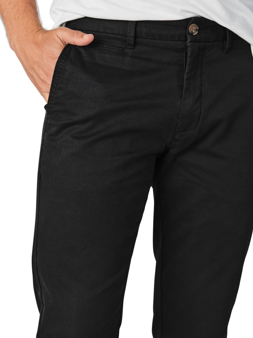 Perk Men’s Slim Fit Black Trousers Stretch Pants 34x32 NWT